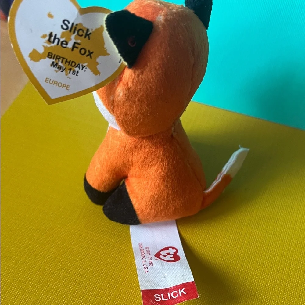 Ty Plush Owl and Fox Set - Brown and Orange - Picture 4 of 4